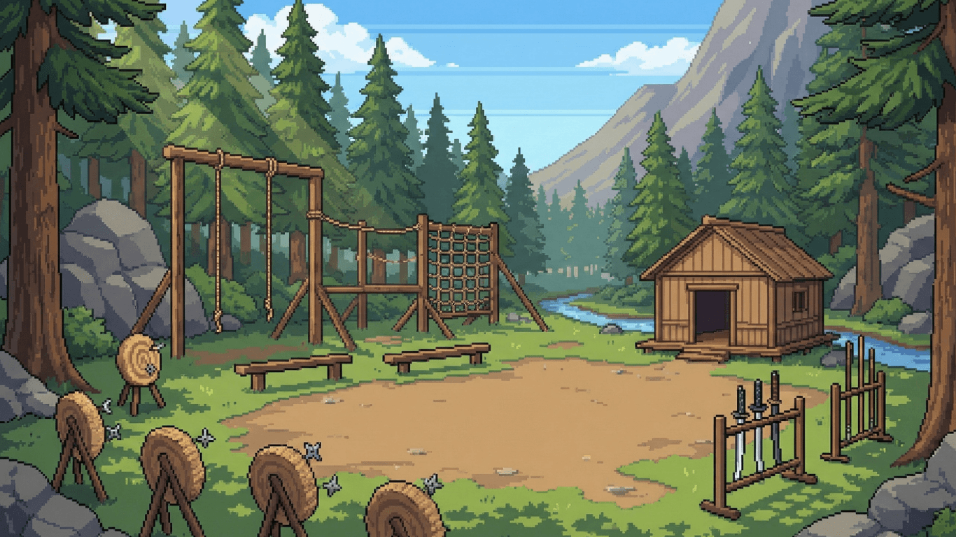 てきぱき忍者の背景